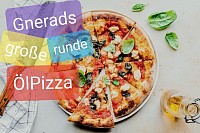 Gnerads große runde Öliven Pizza